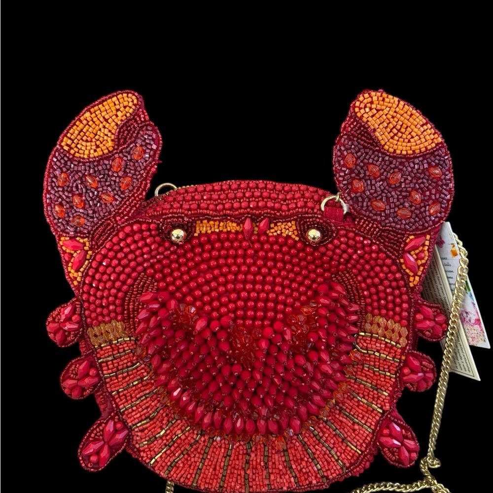 NEW SUMMER EDITION Made in India Hand Beaded Crab Purse-TikTok Viral
